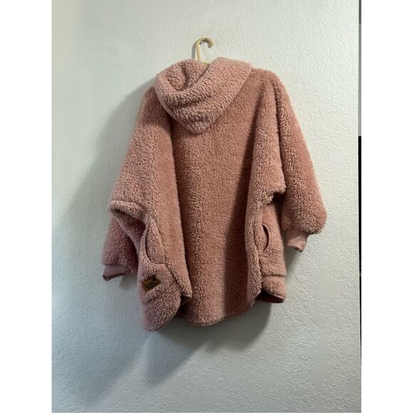 Nordic beach blush pink Sherpa teddy puppy jacket one size - Picture 2 of 3